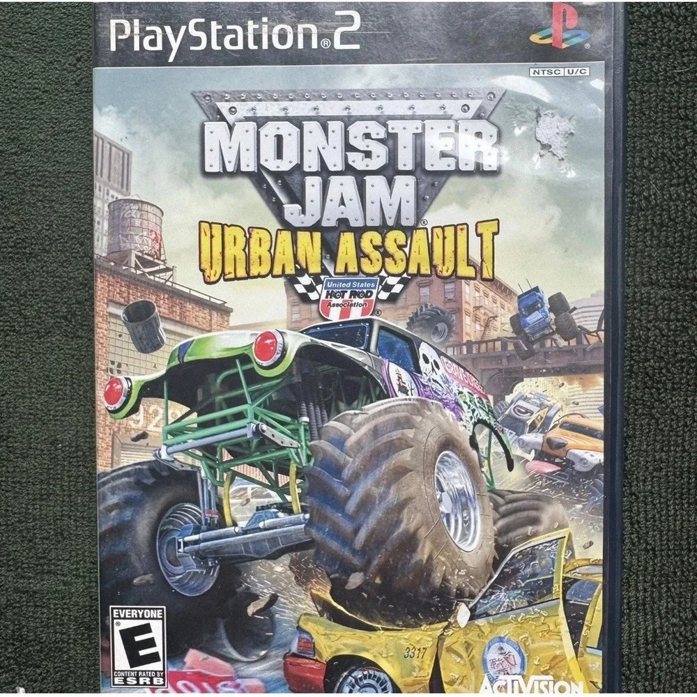 Monster Jam urban assault PlayStation 2 Ps2 tested and working